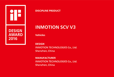 INMOTION&nbsp;V3&nbsp;Won&nbsp;iF&nbsp;Design&nbsp;Award&nbsp;2016