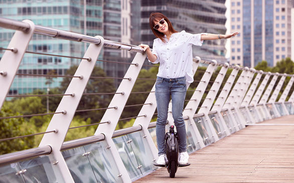 single wheel self balancing electric unicycle