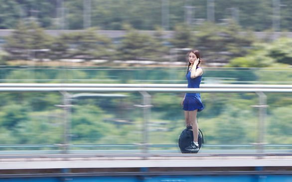 single wheel self balancing electric unicycle