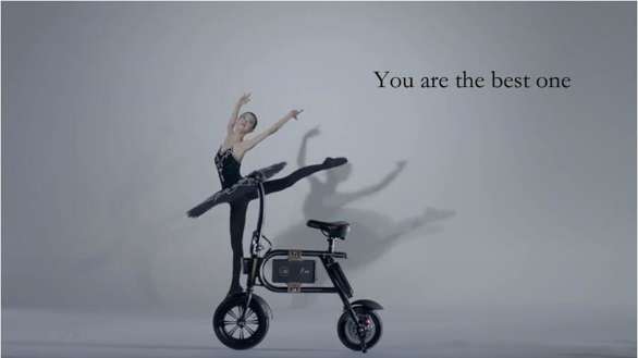 Be A Swan, Be Your Own Queen! INMOTION Electric Bike P1F | Folding Mini Bike