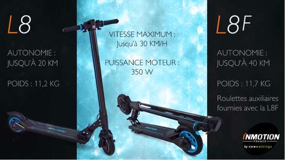 INMOTION France Trottinette Electrique L8 / L8F